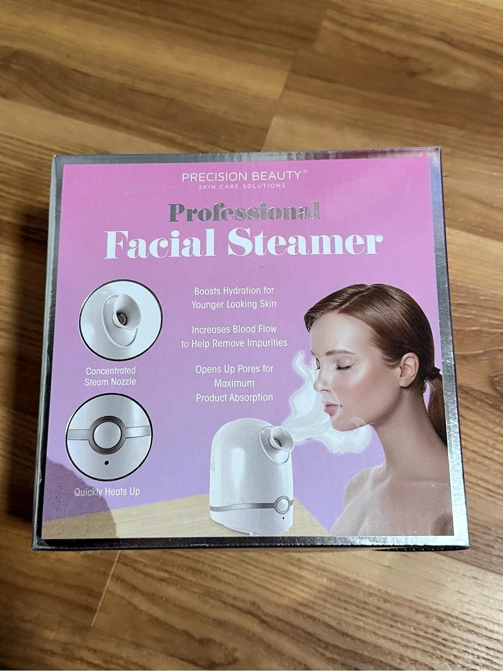 Precision Beauty Professional Facial Steamer Facial Steamer in Pink & White NWT